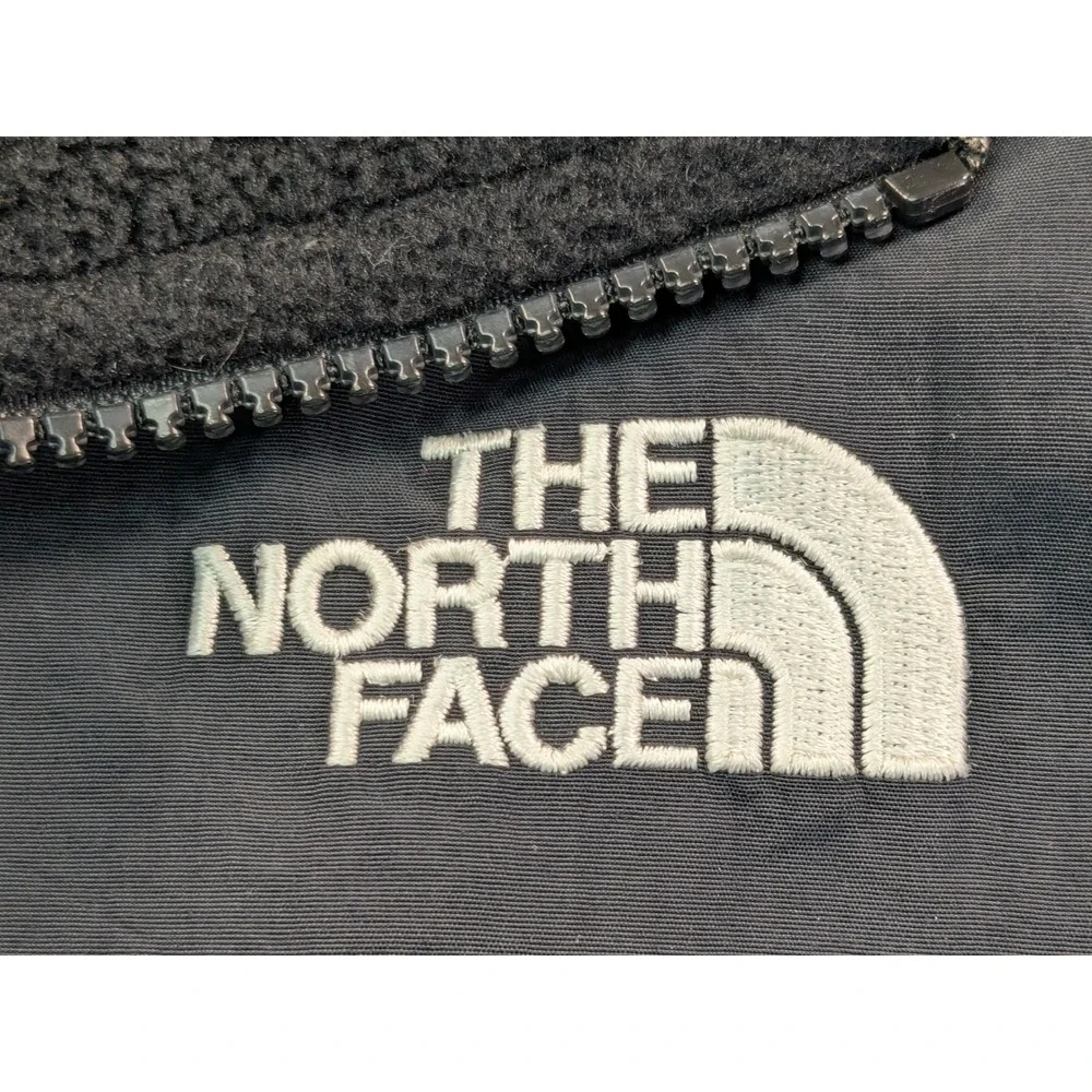 The North Face Denali Polartec Fleece Jacket Mens Medium Black Full Zip Pockets